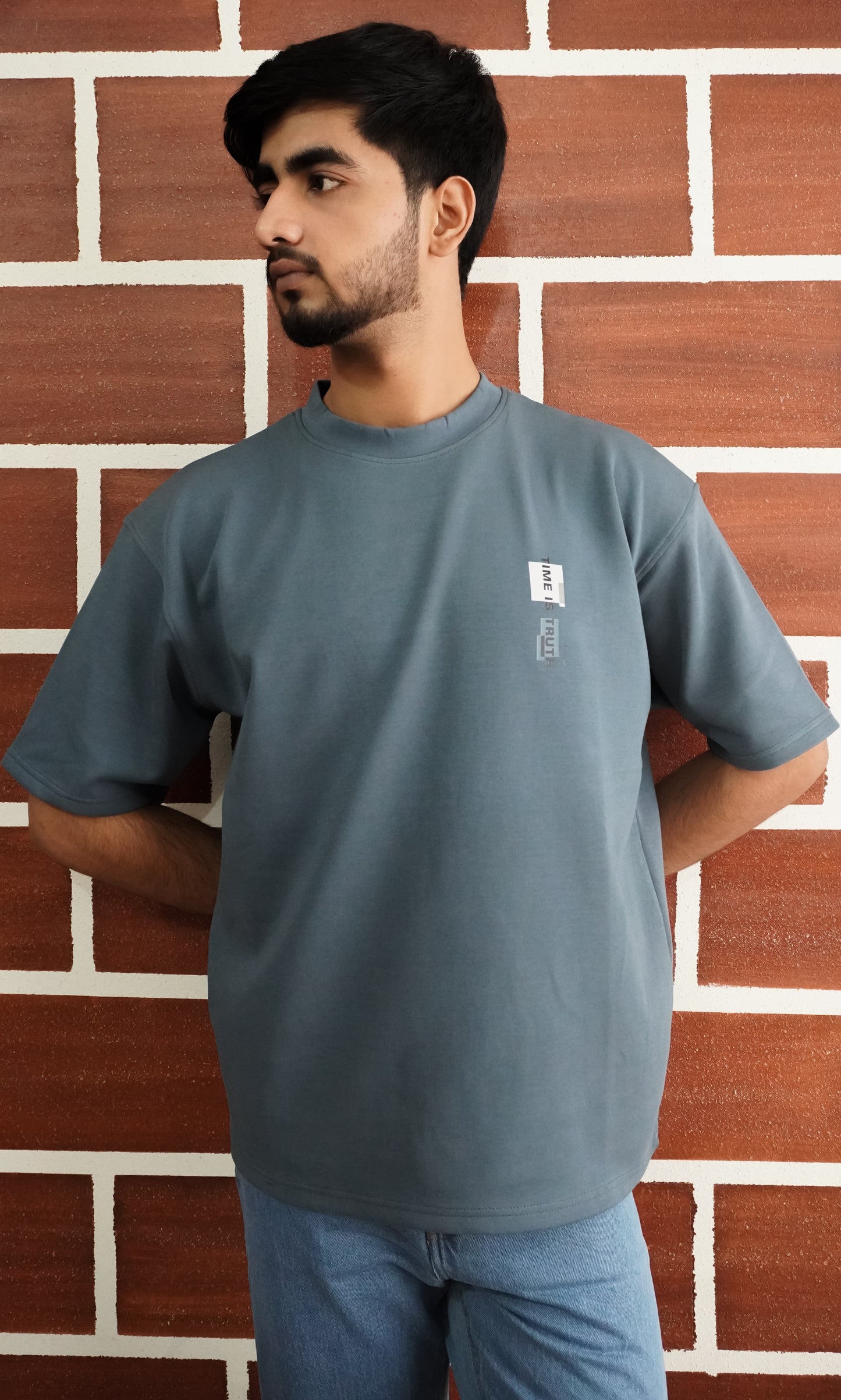 Bold AWAKEN Graphics Oversized Tsirts